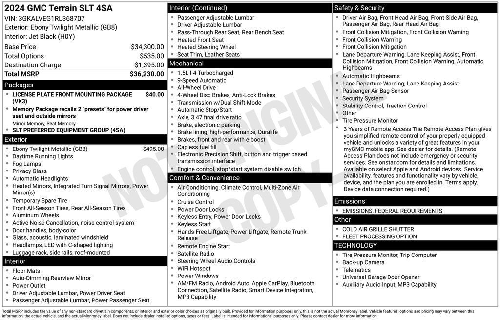 2024 GMC Terrain SLT