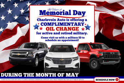 Memorial Day Oil Change Special